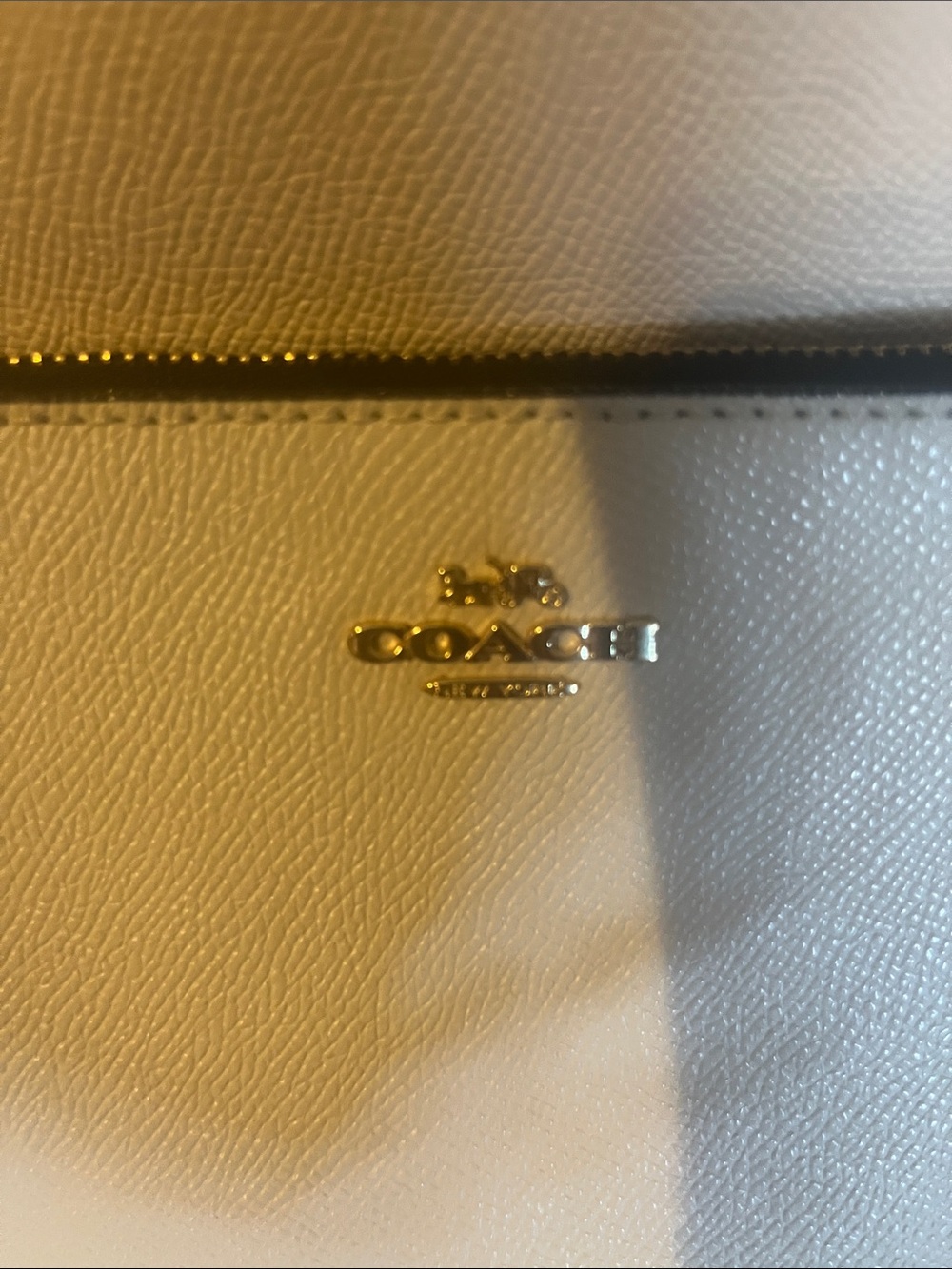 Coach Ava Cream Leather Tote with Matching Wristlet Classic Quiet Luxury Elegant - Picture 9 of 9